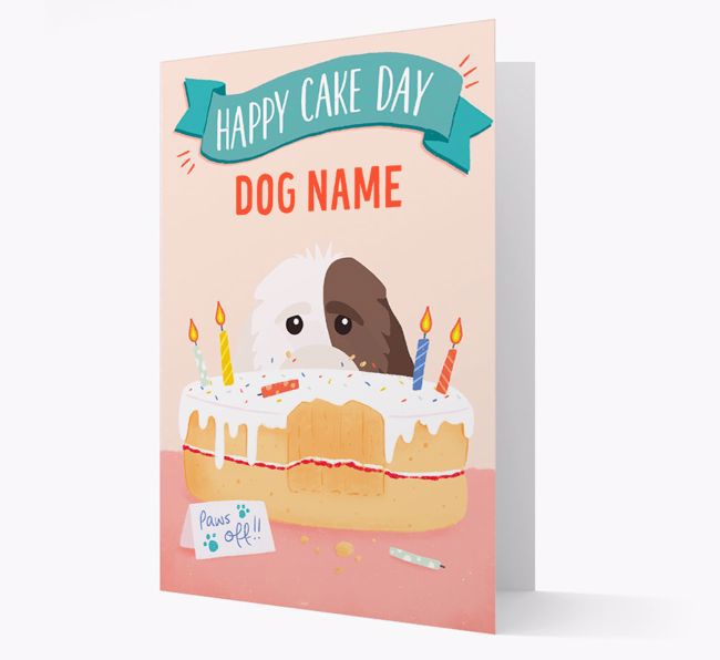 Happy Cake Day: Personalised {breedFullName} Card